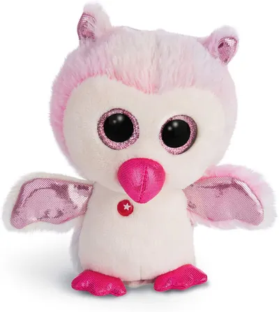 Jucarie de plus Nici Glubschis - Bufnita printesa Holly, 15 cm