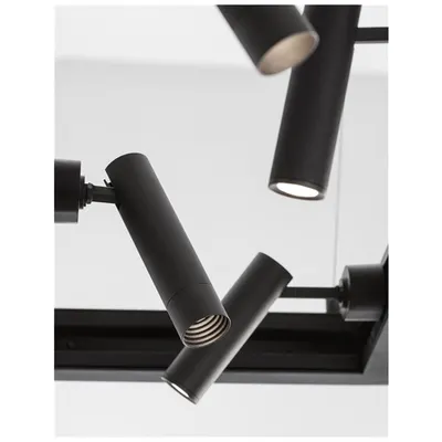 Sistem iluminat pe sina BUXTON MAGNETIC Nisipiu Negru Aluminiu Adjustable LED 10 Wat DC24V 800Lm 3000K IP20
