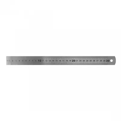 Rigla dubla din otel ROX Wood 153ROX0199, 300 mm