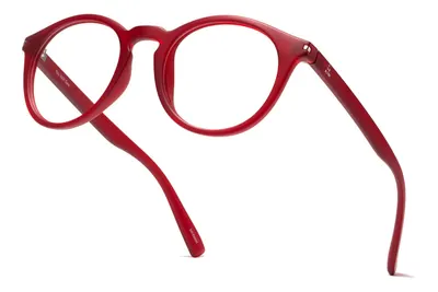 Eyerim Studio Pluto Red Matte blue-light [non-prescription]