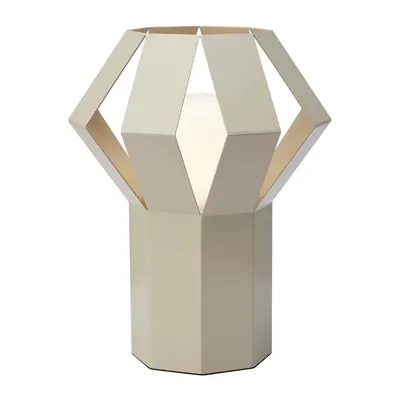 Veioză bej din metal cu abajur din metal (înălțime 27 cm) Octa – Markslöjd