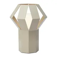 Veioză bej din metal cu abajur din metal (înălțime 27 cm) Octa – Markslöjd