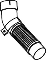 Racord evacuare (lungime:476,5mm) potrivit MERCEDES AXOR, AXOR 2 OM457.918-OM457.981 01.02