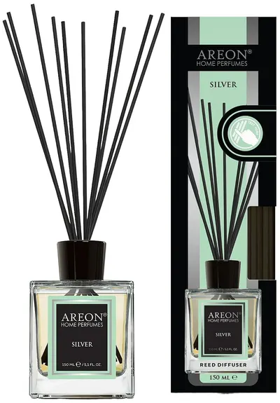 Odorizant cu bețișoare Areon Lux - Silver, 150 ml