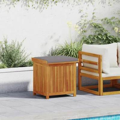Gossi cutie de perne de exterior 60x50x61 cm din lemn masiv de salcam