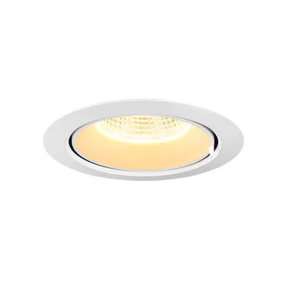 Spot incastrat, GIMBLE IN 150 Ceiling lights, white Indoor LED recessed ceiling light, white, 3000K