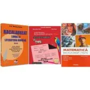 Pachet Bacalaureat 2026. Limba si literatura romana, Matematica M2 Tehnologic si Biologie clasele 9-10