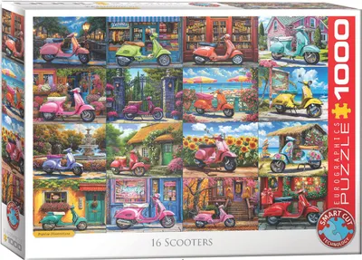 Puzzle Eurographics din 1000 piese - 16 scuterul