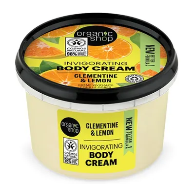 Organic Shop Cremă de corp Clementine &amp; Lemon, 250 ml