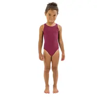 Costum de baie intreg Fete Bladeback - mov inchis cabernet solid