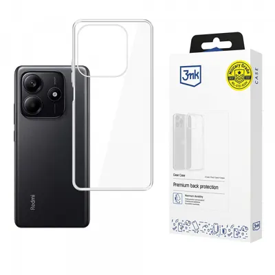 Husa pentru Xiaomi Redmi Note 14 5G, 3MK, Clear, Transparenta