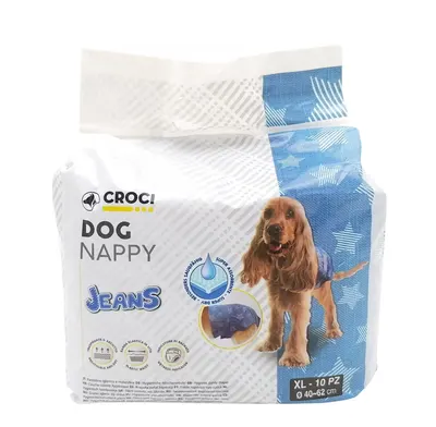 Croci Dog Nappy XL, 40-62 cm/ 10 buc
