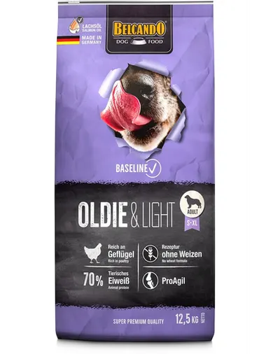 BELCANDO Baseline Oldie & Light Sac Hrana uscata pentru caini in varsta 12,5 kg