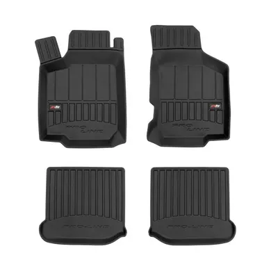 Set covorase cauciuc 4 piese proLine 3D, negru, potrivit SEAT LEON, TOLEDO II; SKODA OCTAVIA I; VW GOLF IV, NEW BEETLE 09.96-12.10, Hatchback break