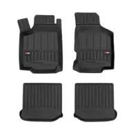 Set covorase cauciuc 4 piese proLine 3D, negru, potrivit SEAT LEON, TOLEDO II; SKODA OCTAVIA I; VW GOLF IV, NEW BEETLE 09.96-12.10, Hatchback break
