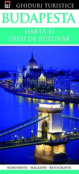 Budapesta. Hartă și ghid de buzunar - Paperback brosat - ***