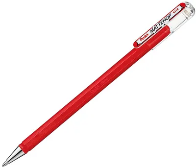 Pentel Mattehop Roller - roșu, 1,0 mm