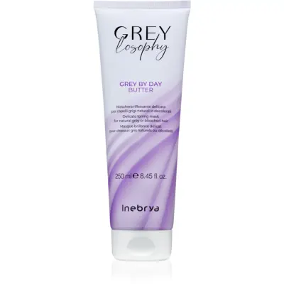 Inebrya Greylosophy Grey By Day Butter Masca de par pentru par grizonat 250 ml