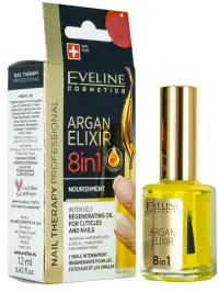 Eveline Tratament Unghii 12 ml Argan Elixir 8 in1