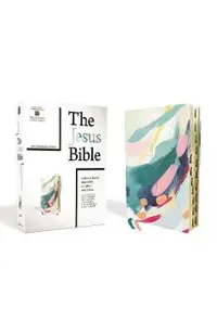 The Jesus Bible Artist Edition, Niv, Leathersoft, Multi-Color/Teal, Thumb Indexed, Comfort Print
