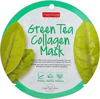 Purederm Masca pentru față Green Tea Collagen, 18 ml
