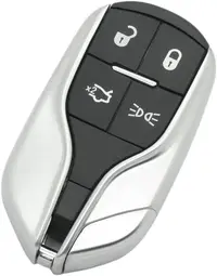Carcasa Cheie Auto Techstar tip Smart Key, cu 4 butoane, Compatibila Maserati Ghibli, Quattroporte – cu lama