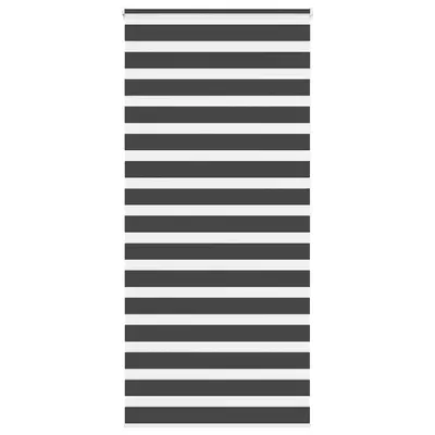 Gossi jaluzea tip zebra neagra latime tesatura 100,9 cm poliester