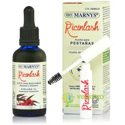 Ricinlash - Ulei de Ricin Bio pentru Stimularea Cresterii Genelor 50ml