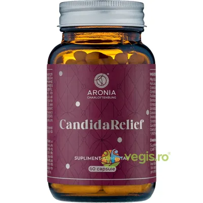 Candida Relief pentru Diminuarea Candidei, Refacerea Florei Intestinale si Sustinerea Digestiei 60cps