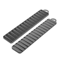 Scurgător de vase gri din plastic 42x8 cm Gravity – Metaltex