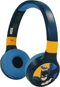 Căști pentru copii Lexibook - Batman HPBT010BAT, wireless, albastru