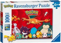 Puzzle Ravensburger din 100 XXL de piese - Pokemon: Charizard și prietenii