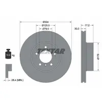Disc frana TEXTAR 92122605