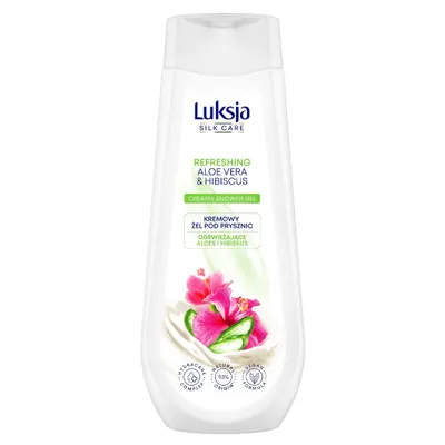 Gel de dus crema SILK CARE Refreshing, Luksja | 500 ml