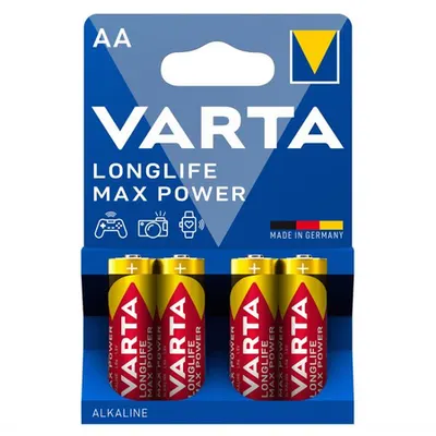 Baterii AA R6, blister 4 Buc. Varta MAX Power