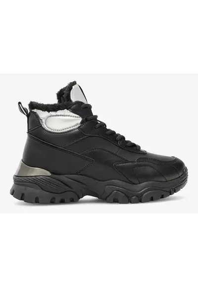 Ghete fete 5904862958927 - Sintetic - Negru - Negru