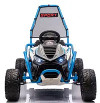 Masinuta electrica Nichiduta Sport Speed Blue,cadru metalic,acumulator 24V7Ah,doua motoarex200w, lumini led,pornire la buton,roti robuste cu rulment,unitate muzicala cu USBbluetooth