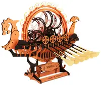 Puzzle 3D din lemn Robo Time din 229 piese - Nava vikingă