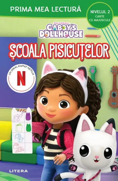 Gabby's Dollhouse. Scoala pisicutelor (Nivelul 2 Carte cu majuscule)