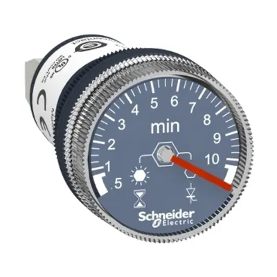 100…240 Vac/Dc Timer Monofunctie Montat Pe Panou cu 0.5 Min, 10 Min Temporizare