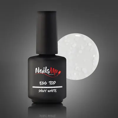 Top Coat NAILSUP Egg Shiny White 13g