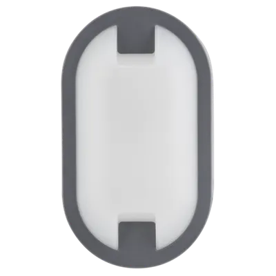 Plafoniera LED ovala, gri, 15W, 4000K, 220-240V AC, IP65