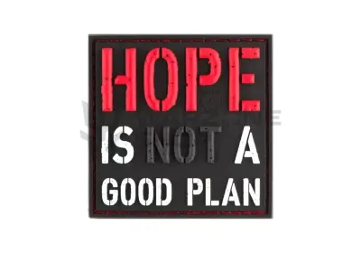 Patch Hope is not a good plan velcro PVC - Default Title