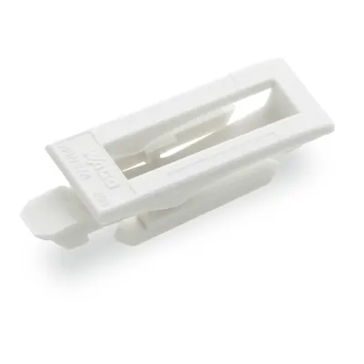 Locking lever; for manual operation; white
