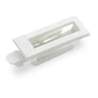 Locking lever; for manual operation; white