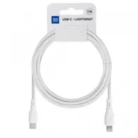 Cablu Date si Incarcare USB-C - Lightning Blue Star Eco, 27W, 1m, Alb