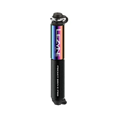 Lezyne Pocket Drive Pro pompă manuală CNC 140 mm, negru-metalic