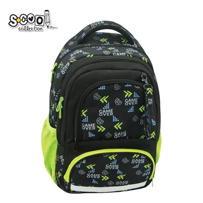 Ghiozdan compartiment laptop, game over, 42x31x16 cm, S-COOL