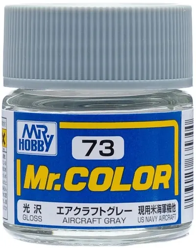 Vopsea acrilică Mr. Hobby - Mr. Color, C-073 Gloss Aircraft Gray, 10 ml