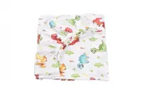 Set 2 cearsafuri patut 120x60 cm bumbac albdinozauri